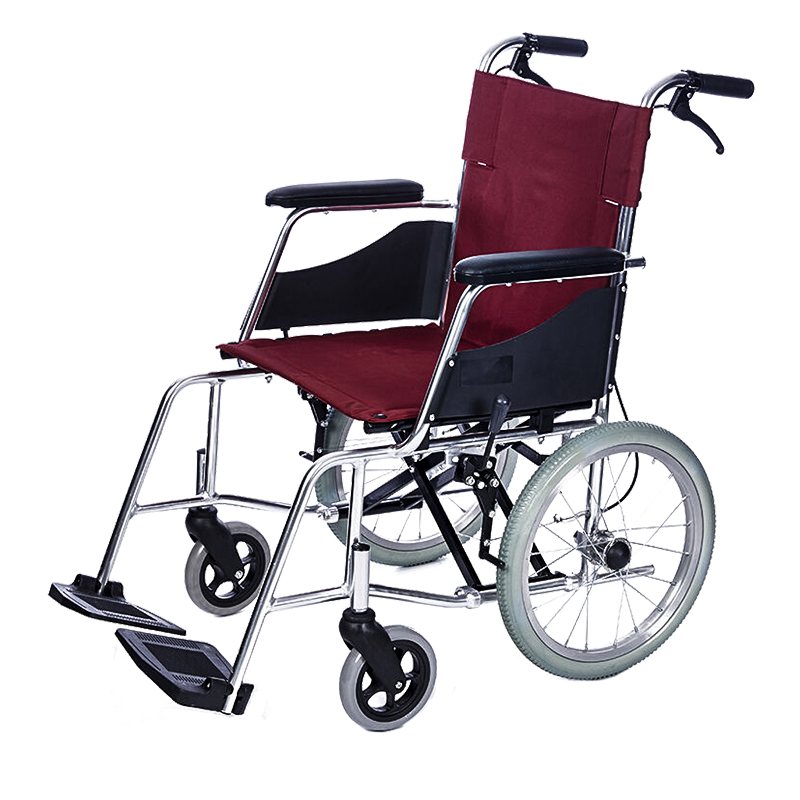 泰康轮椅车4633-1航太铝合金轮椅